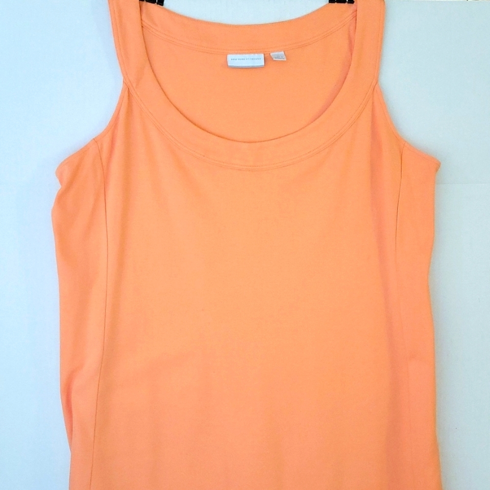Women's Fine Jersey Tank dress XL ( peach) color
